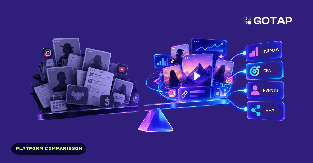 GOTAP vs Traditional Influencer Partnerships: The Performance Creator Marketing Advantage